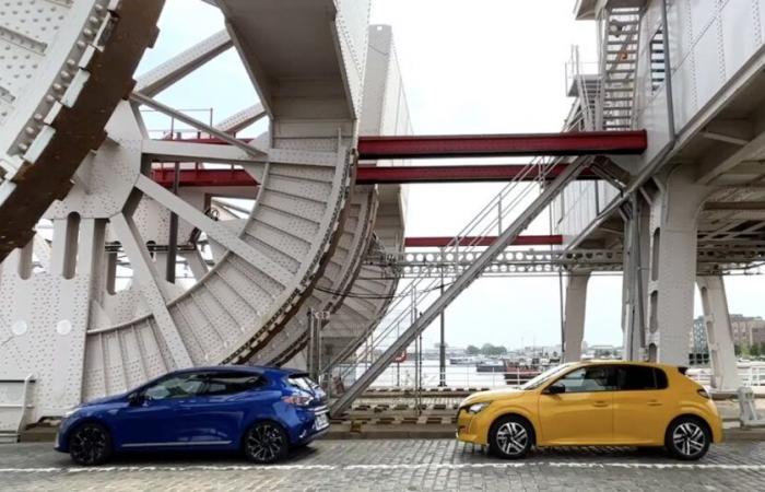 Duelo infernal entre el Peugeot 208 y el Renault Clio