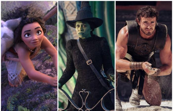 Cómo ‘Moana 2’, ‘Wicked’ y ‘Gladiator II’ impulsaron el mayor Día de Acción de Gracias registrado