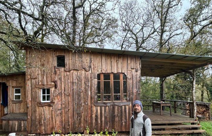 Testimonio. Vive en una cabaña independiente en plena naturaleza.