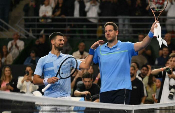 Juan Martín Del Potro se despidió del tenis tras un partido de exhibición ante Novak Djokovic en Buenos Aires