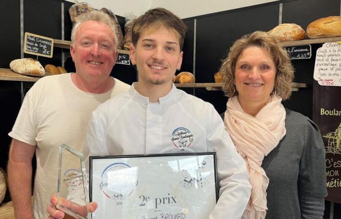 Benoit Brouard, segundo mejor joven panadero de Francia, orgulloso de representar a la ciudad de Ciron en Indre