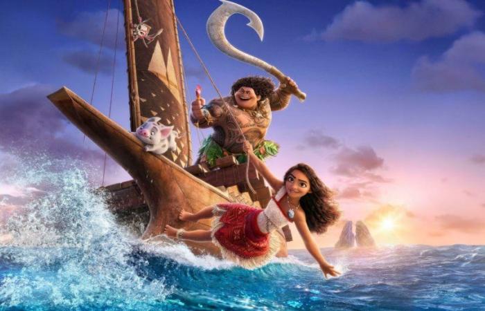 Cine: la caricatura Vaiana 2 encabeza la taquilla norteamericana