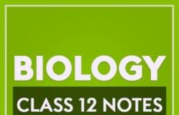 Notas de biología de clase 12 MCQ para iPhone