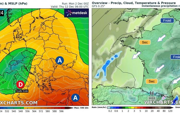 ¿Vuelve el frío al final de semana en Francia? 12/02/2024