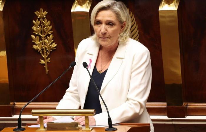 Presupuesto: Marine Le Pen pide al gobierno que renuncie a la desindexación de las pensiones para escapar de la censura