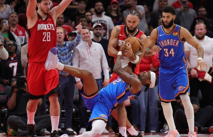 Los Rockets logran una valiente victoria contra el Thunder y cierran la brecha en el Oeste