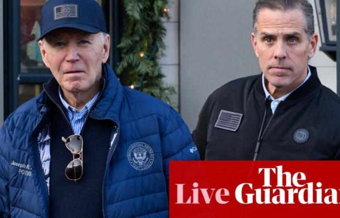 Joe Biden concede el perdón a su hijo Hunter mientras Trump critica el ‘error judicial’ – Política estadounidense en directo | joe biden