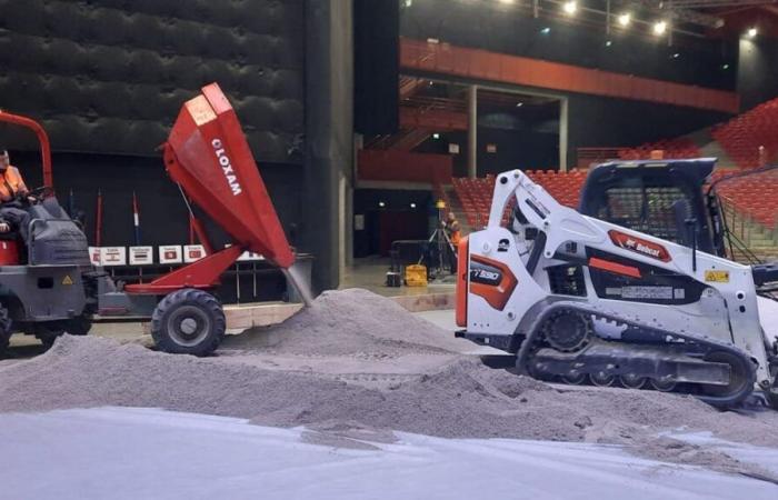 FOTOS – Dijon: el Zénith se transforma en una bolera gigante