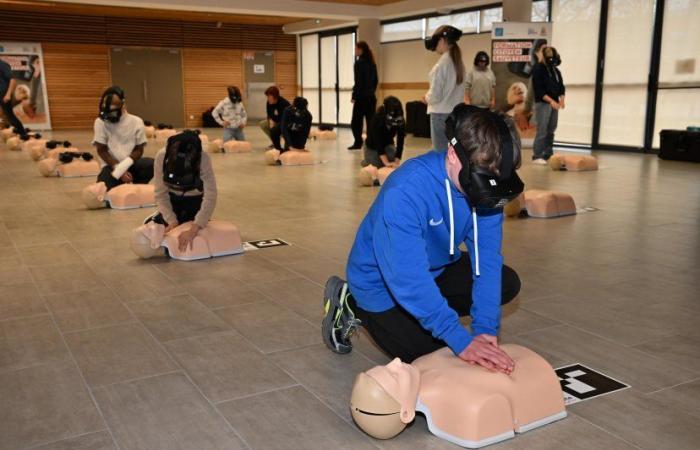 Drôme – Beaumont-lès-Valence – Escuelas: la realidad virtual se utiliza para la formación en primeros auxilios