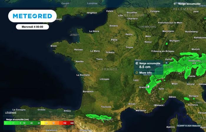 Nuestros mapas muestran la llegada de una perturbación. ¿Qué regiones se ven afectadas y a qué hora del día?