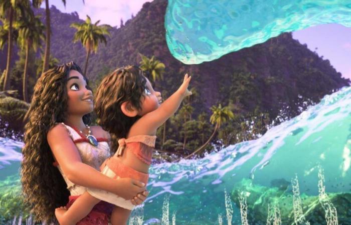 Moana 2 en lo más alto de la taquilla norteamericana