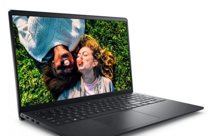 Black Friday 349 € Dell Inspiron 15 3520, un económico Ultrabook negro de 15″ Full HD 120 Hz, delgado y liviano, con procesador Intel Core i3 híbrido para uso diario