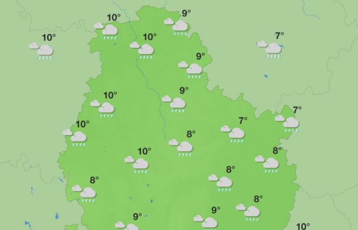 Côte-d’Or – Tiempo temperamental con niebla y lluvia esta semana