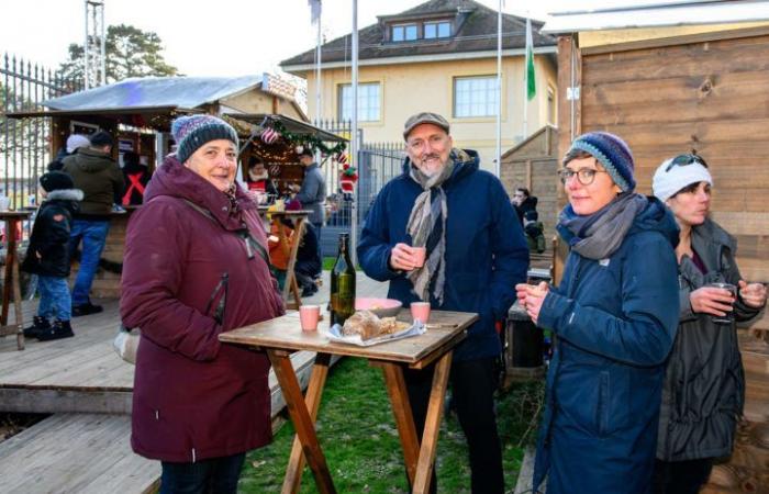 Mercado navideño de Morges