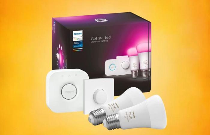 ¡Lámparas conectadas Philips Hue a mitad de precio para el Cyber ​​​​Monday!