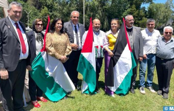 Los líderes de la comunidad palestina en Chile saludan el apoyo de Marruecos a Palestina