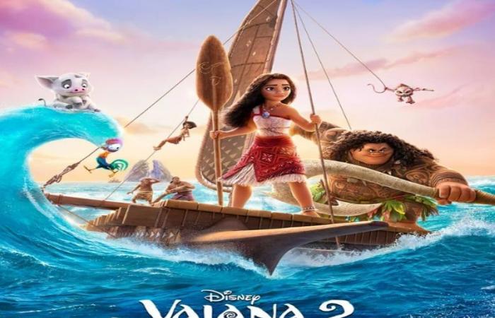 La caricatura Moana 2 encabeza la taquilla estadounidense