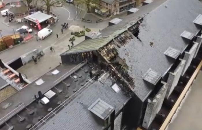 Incendio en el Sanglier des Ardennes en Durbuy: “Parte del hotel probablemente reabrirá este jueves”