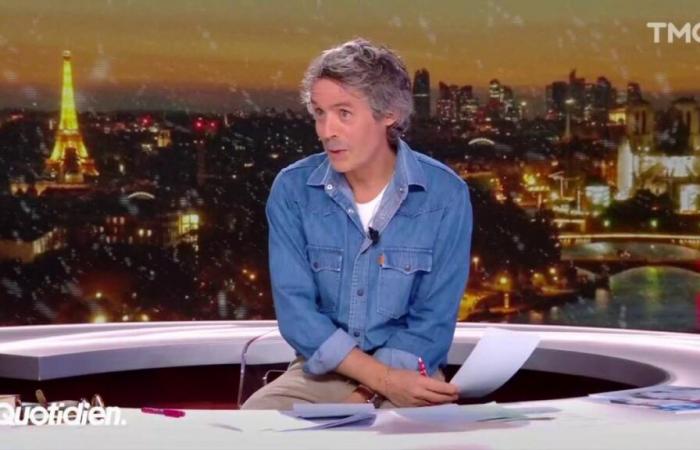 un poco pasivo-agresivo, Yann Barthès desafía a su invitado