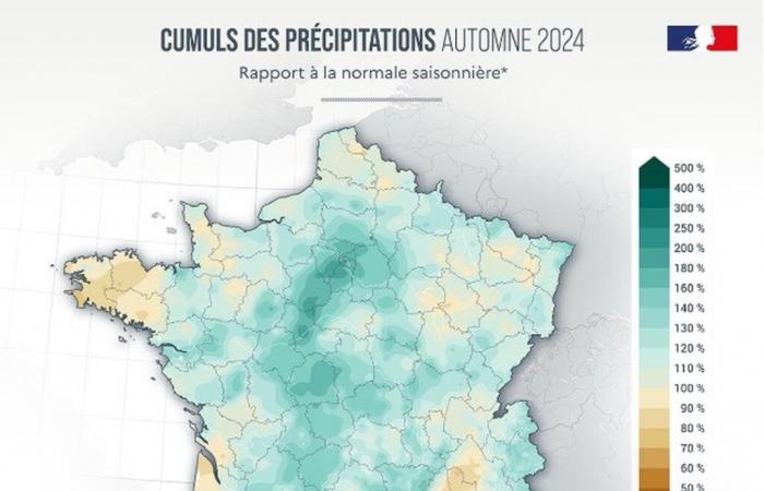 Francia: otoño “agitado”, más lluvioso y cálido de lo normal, según Météo-France