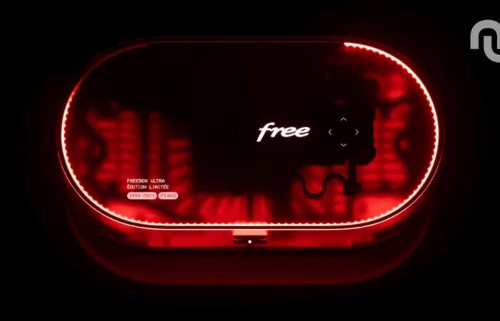 Free presenta un Freebox Ultra rojo y transparente: ¿cómo conseguirlo?