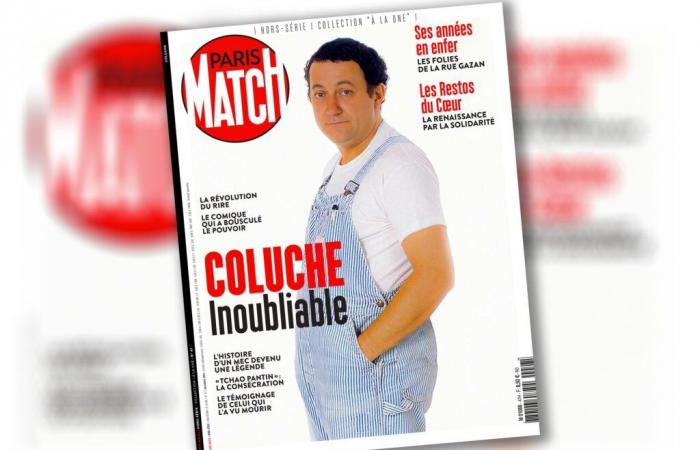 “Coluche Inoubliable”, una edición especial del Paris Match