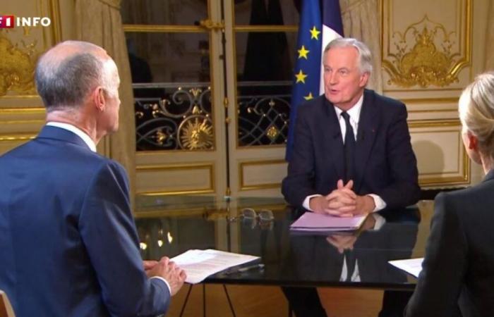 Michel Barnier en el informativo de las 20:00 horas: un “reflejo de responsabilidad” por parte de los diputados es “posible” para evitar la censura