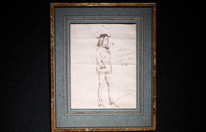 Un dibujo de Verlaine que representa a Rimbaud vendido por 585.000 euros en una subasta