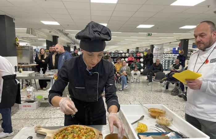 Los pizzeros compitieron para participar en el campeonato francés de pizza.