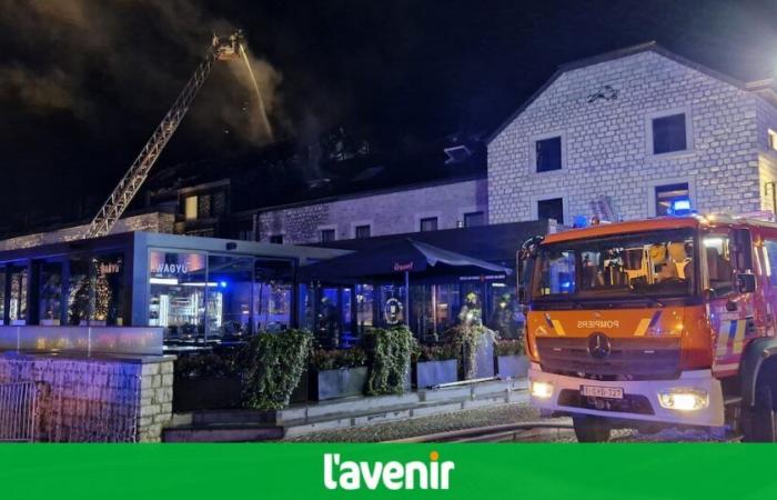 Tras el incendio del lunes en el Sanglier des Ardennes de Durbuy: “¡Nos recuperaremos de esta tragedia!”, tranquiliza Benoît Bronckart, director general del grupo LPM