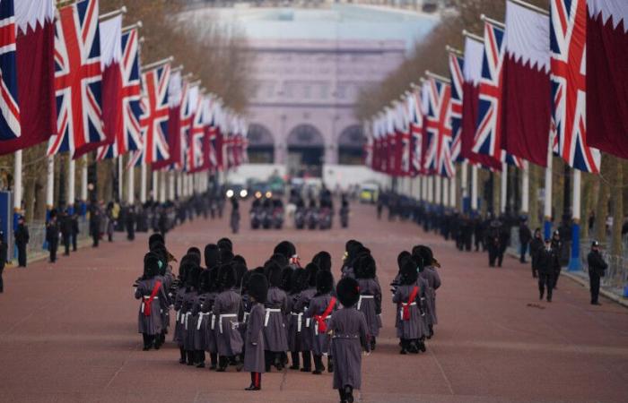 Kate resplandeciente en el primer día de la visita de Estado de la pareja real de Qatar