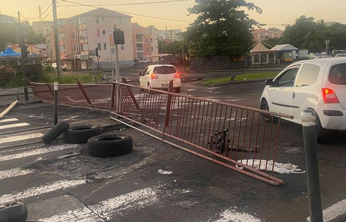 FOTOS. La noche fue agitada en Fort-de-France, el tráfico fue interrumpido en la avenida Maurice Bishop