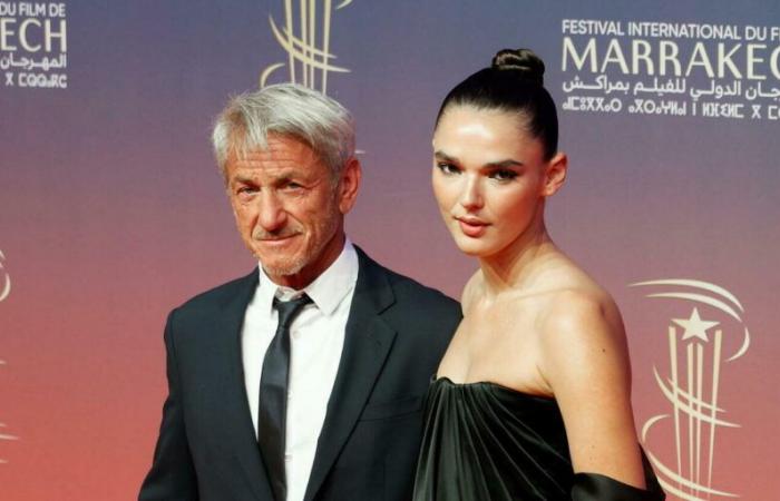 Sean Penn formaliza su relación con su nueva pareja en el Festival de Marrakech