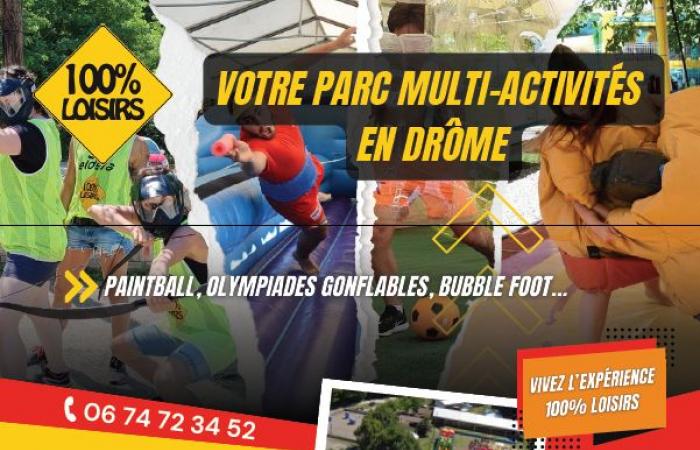 100% OCIO – EL PARQUE MUTLTI ACTIVIDADES ESENCIALES EN NUESTROS DOS DEPARTAMENTOS – DISTRITO DE FÚTBOL DE DRÔME-ARDÈCHE