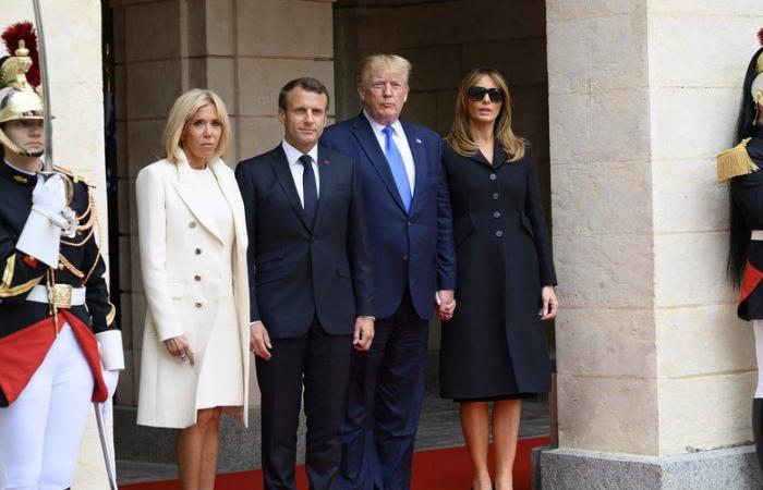 Cuando Donald Trump le señaló a Brigitte Macron que estaba en “buena forma física”