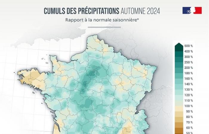 Francia: otoño “agitado”, más lluvioso y cálido de lo normal, según Météo-France