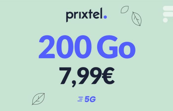 Prixtel amplía el Black Friday con su plan móvil low cost 5G de 200 GB