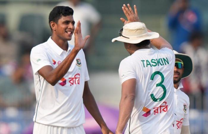 Nahid Rana de Bangladesh dispara tres rayos de más de 150 en uno en camino a cinco; Ian Bishop no puede mantener la calma