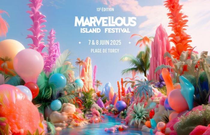 la edición 2025 del Marvelous Island Festival en colaboración con BFM Paris Ile-de-France