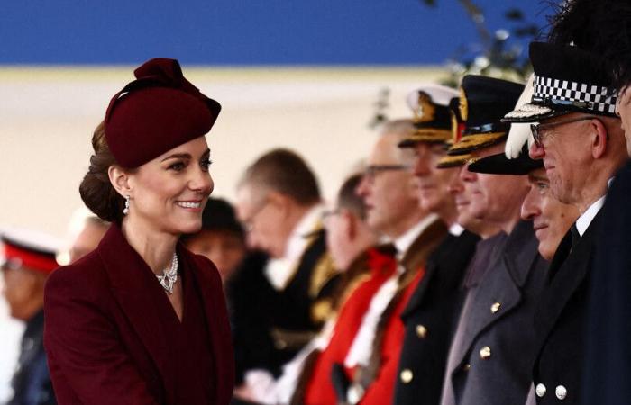 Kate resplandeciente en el primer día de la visita de Estado de la pareja real de Qatar