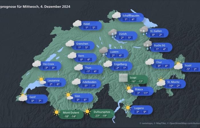 El miércoles la nieve volverá a las zonas bajas