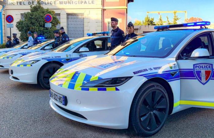 La Policía Municipal de Mandelieu se equipa con un Tesla Model 3 (y explica su elección)