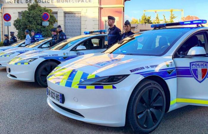 “Los fabricantes franceses no creyeron oportuno responder”: en Mandelieu, la policía municipal conduce un Tesla