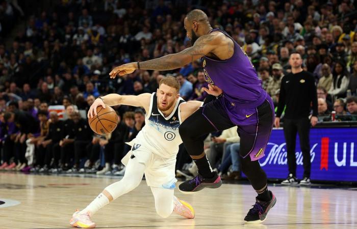 Puntuación final de Wolves vs.Lakers: la defensa de los Wolves cierra a los Lakers