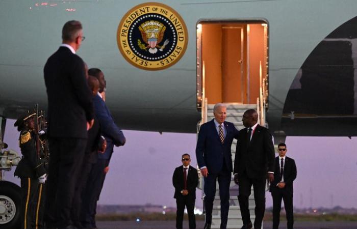 El presidente Biden inicia visita de Estado de tres días a Angola