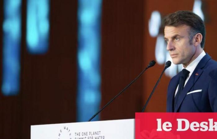 Cumbre One Water: Macron saluda los esfuerzos de Marruecos en la gestión del agua