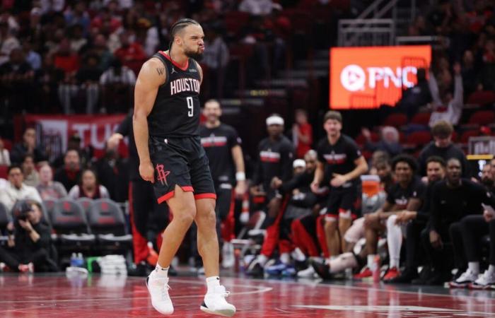 Los Rockets ganan la fecha en casa contra los Warriors en la ronda eliminatoria de cuartos de final de la Copa de la NBA