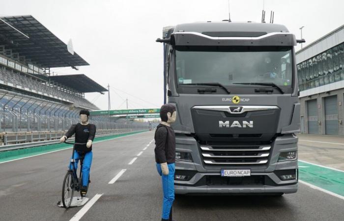 Aquí está la lista Euro NCAP de los camiones menos peligrosos en la carretera