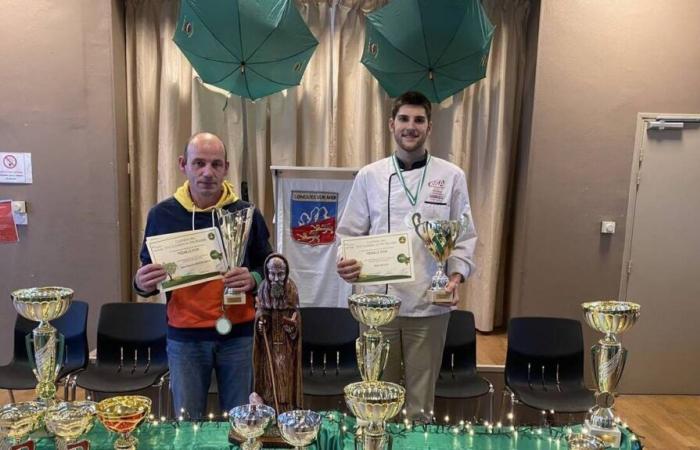 A los 20 años ganó la medalla de oro en el concurso de galantina de Longues-sur-Mer.