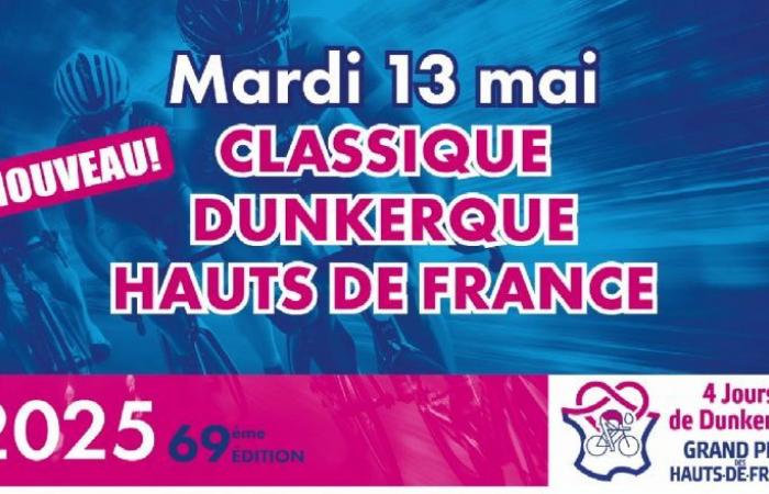 Ciclismo. Classique Dunkerque – El recorrido de la primera edición, 13 de mayo de 2025